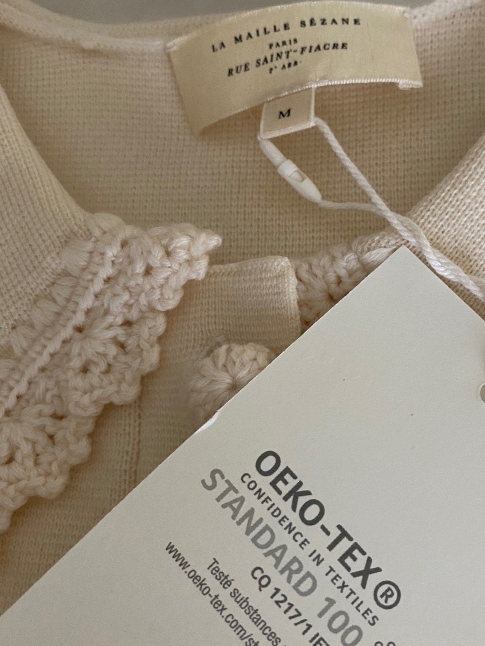 Sezane Bettany Ecru NWT - Picture 8 of 14